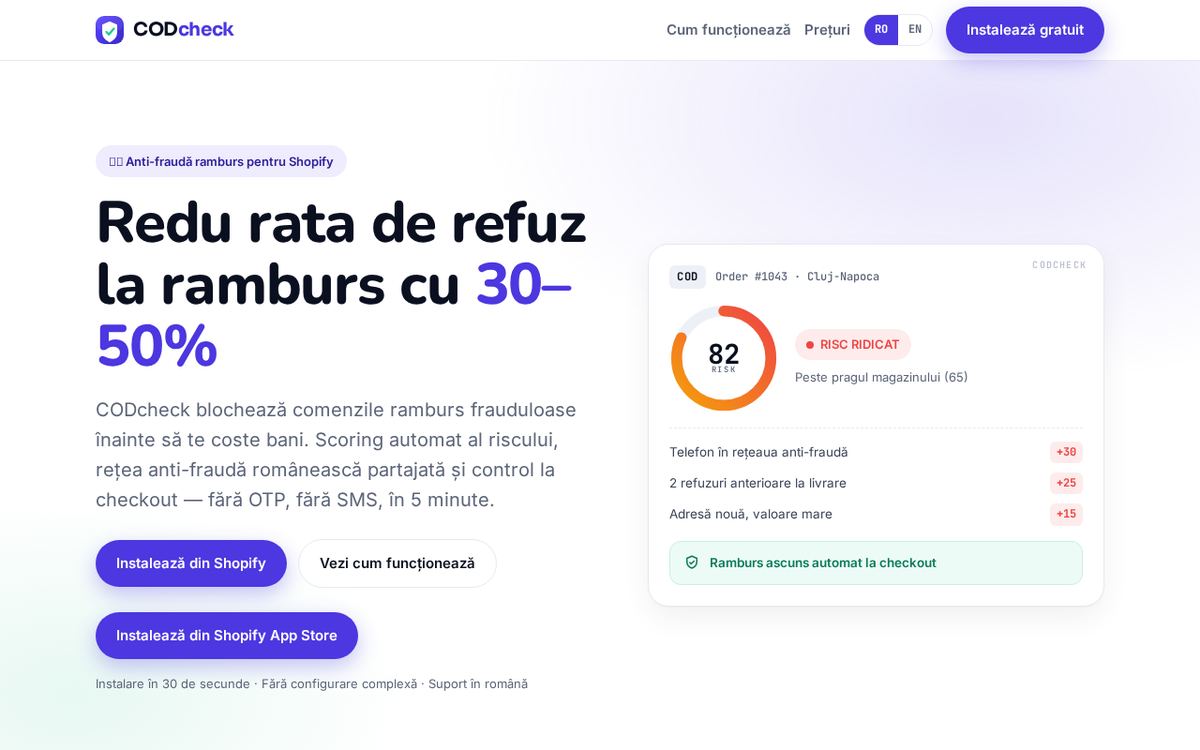 CODCheck website