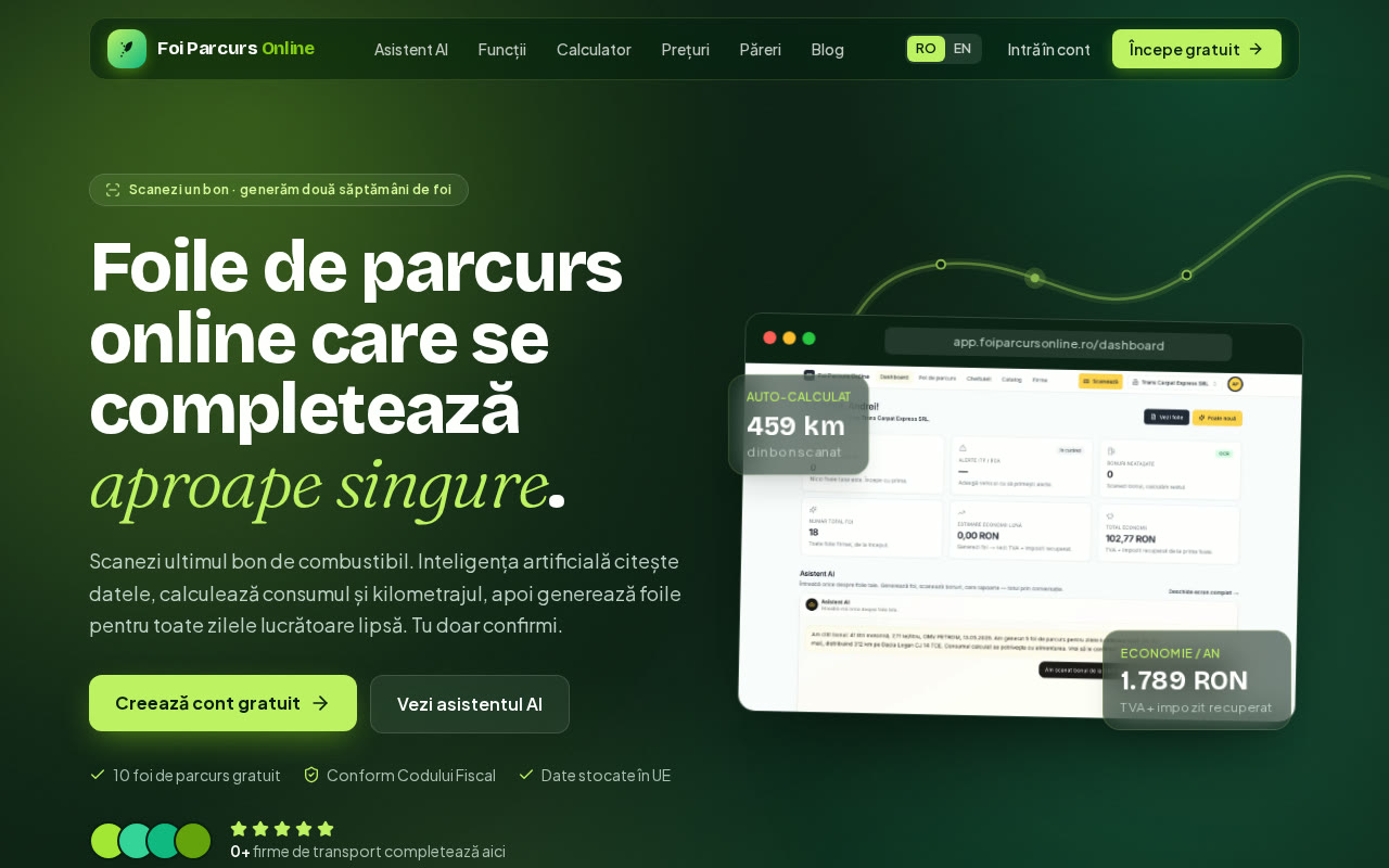 foiparcursonline.ro website