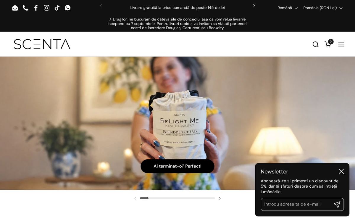 Scenta website